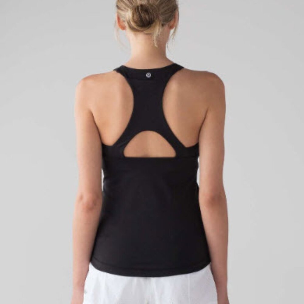 LULULEMON FINAL LAP TANK BLACK SZ 8 - Picture 6 of 10